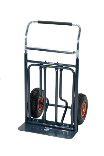 Wheelywagentje voor containerbag, uitklapbaar. Afmeting: 460x460x860mm ref. WH100